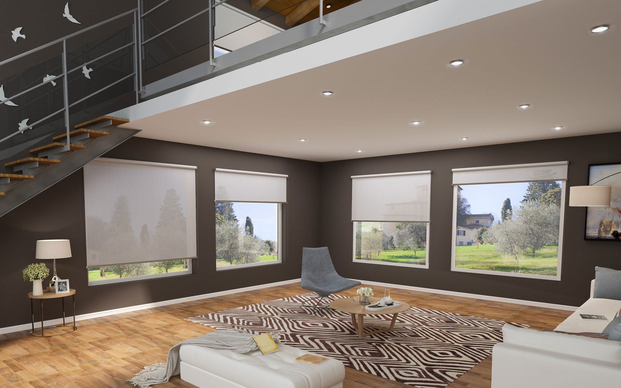 Rulouri screen pentru fabrici