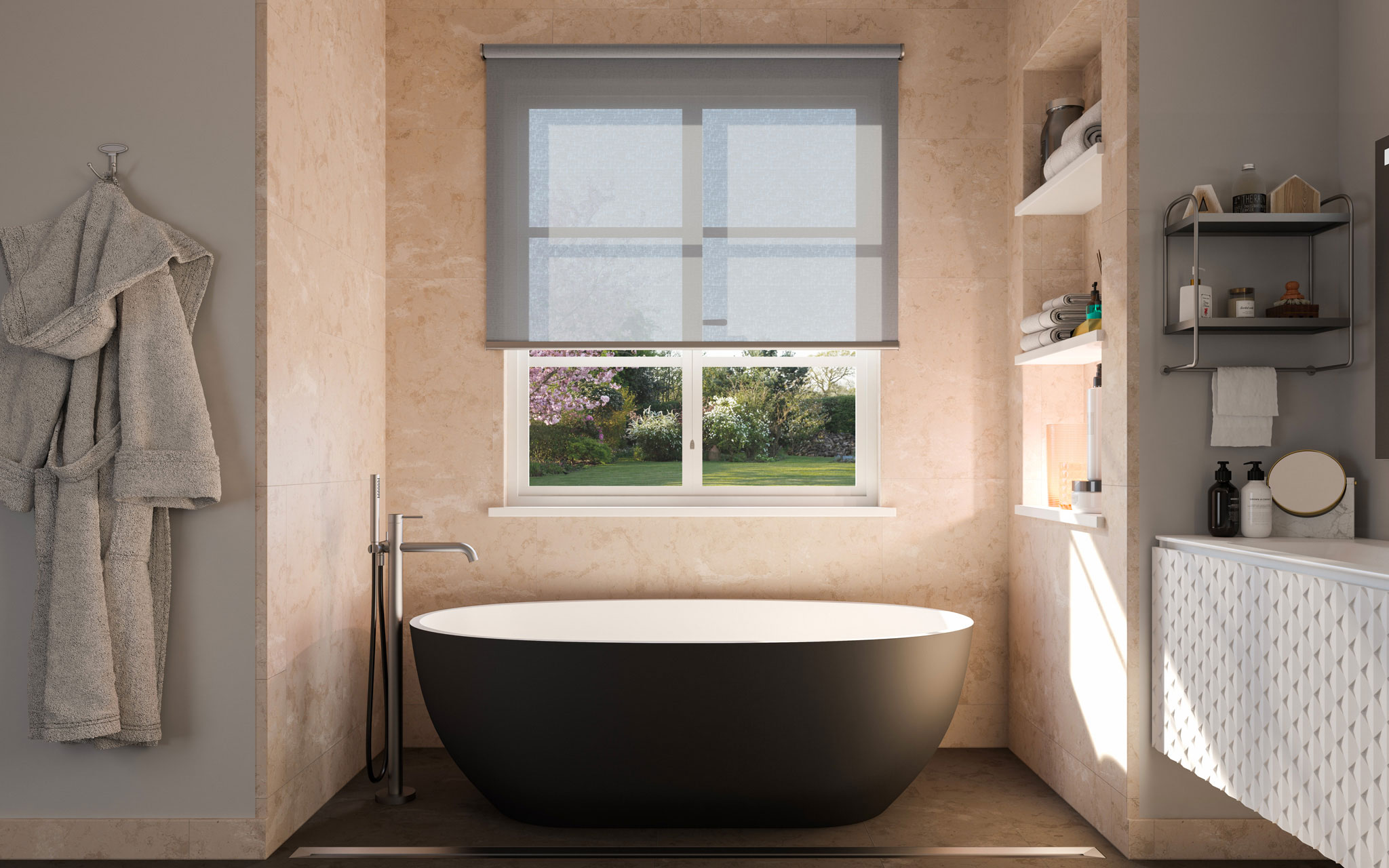 Rulou screen pentru baie