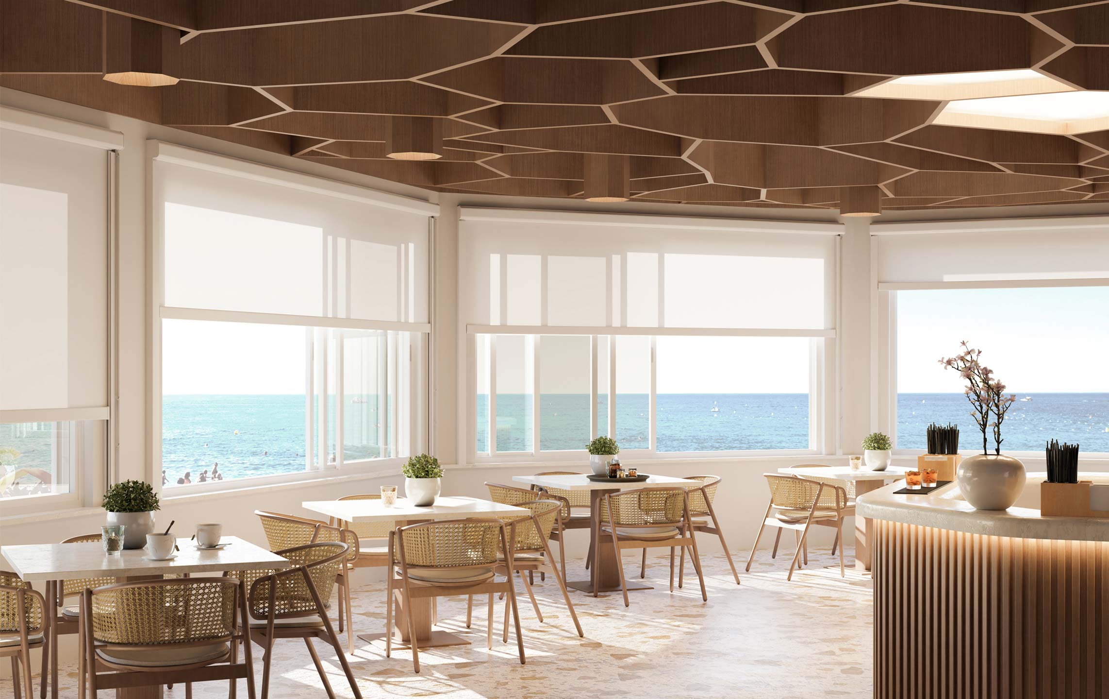 Rulouri screen pentru baruri