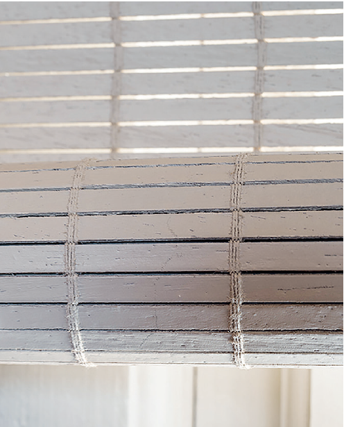 Rulouri din bambus alb