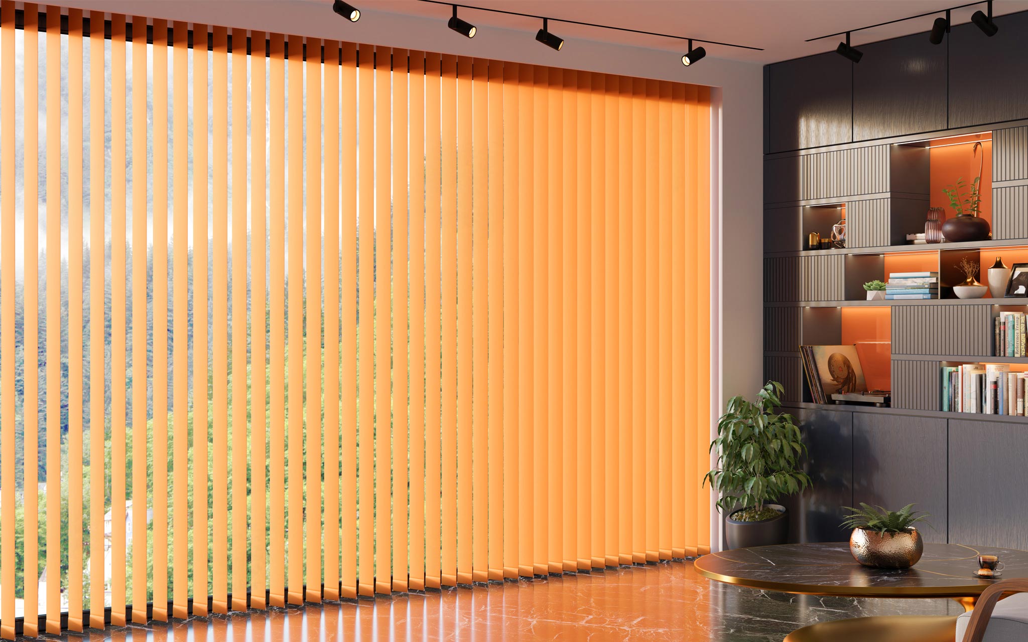 Jaluzele verticale pentru birouri