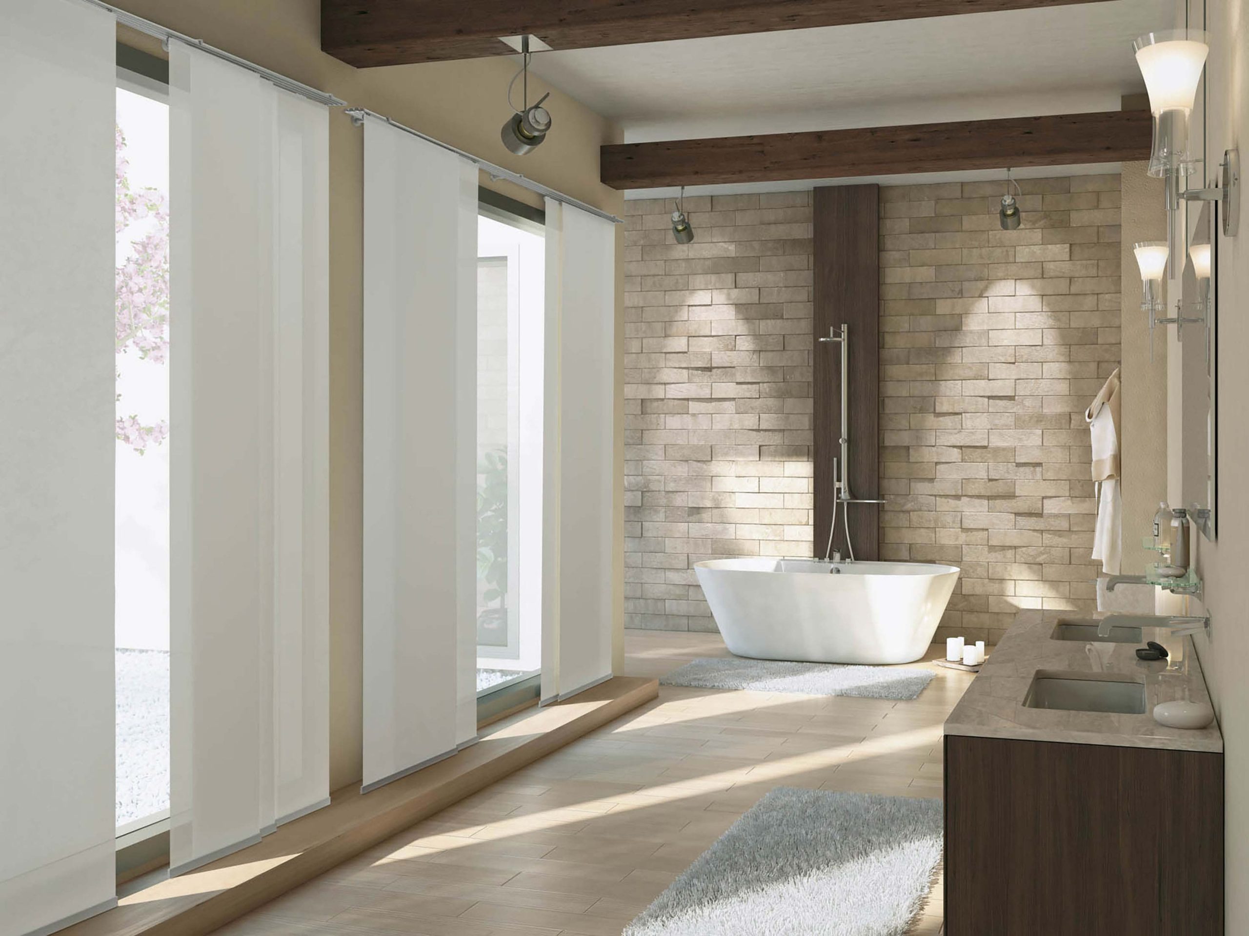 Panouri japoneze albe