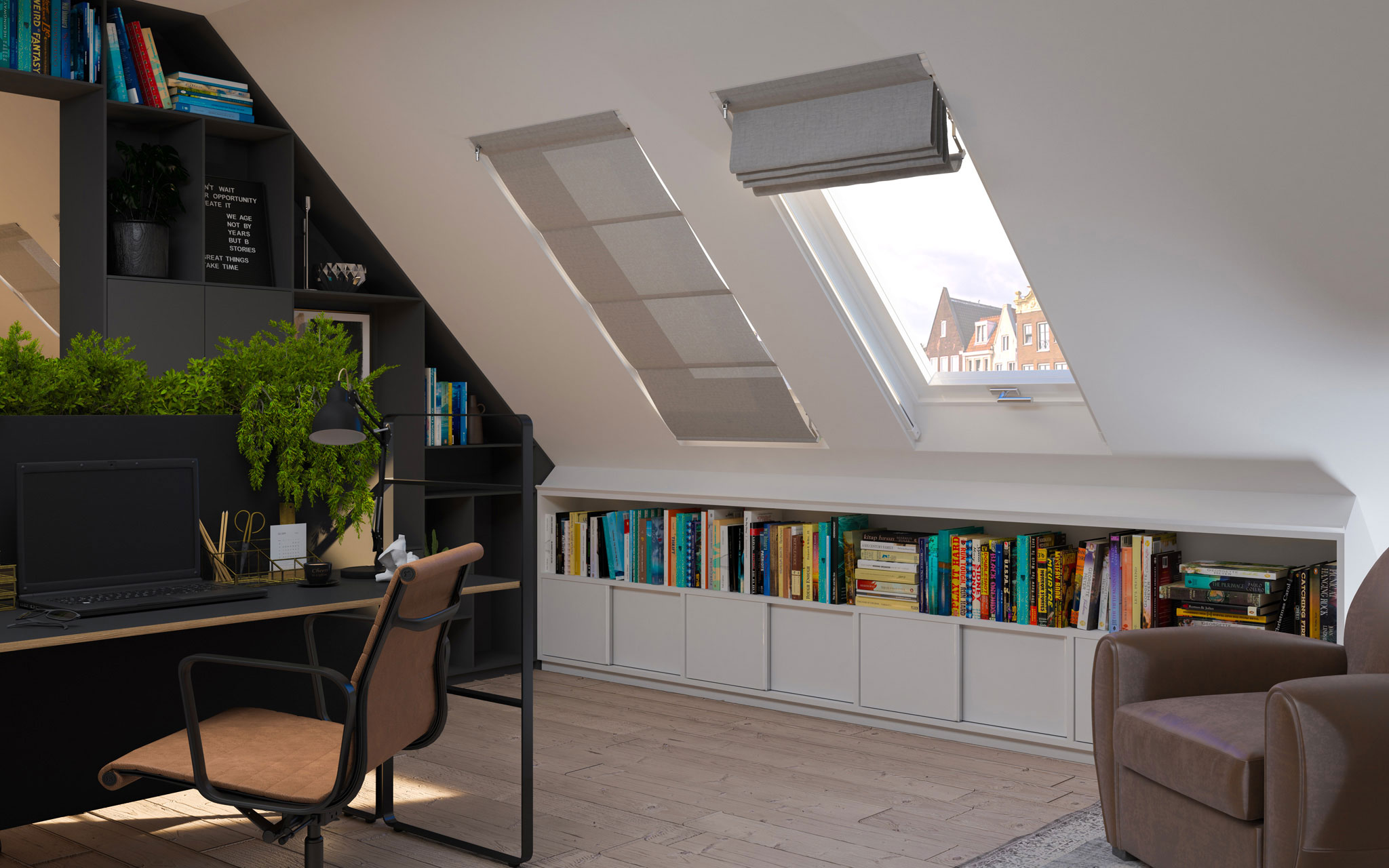 Rulouri și storuri pentru skylight Velux